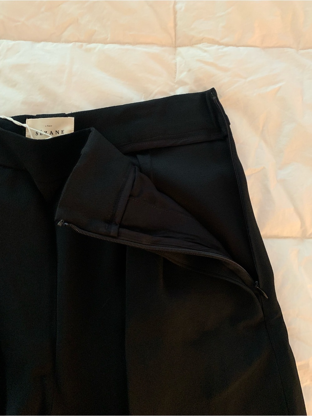 NWT Sezane Loulou Trousers - Black Size 4 (36 France) - Picture 9 of 10